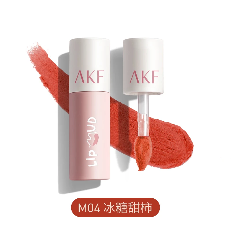 AKF唇泥M04冰糖甜柿3g日常生活化妆品情人节送礼