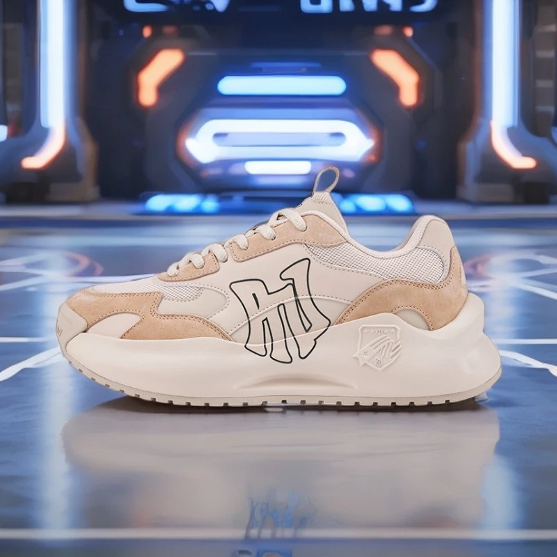 PNJ时尚透气百搭低帮轻便高能感低帮耐磨透气增高厚底休闲运动鞋