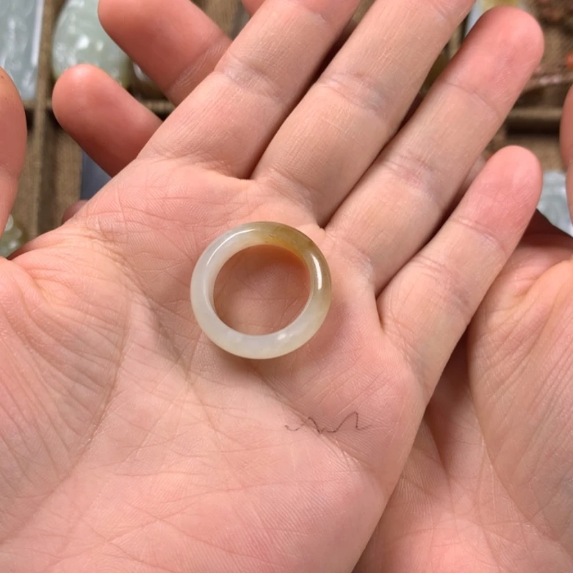 【闪购商品】和田玉戒圈未镶嵌时***者