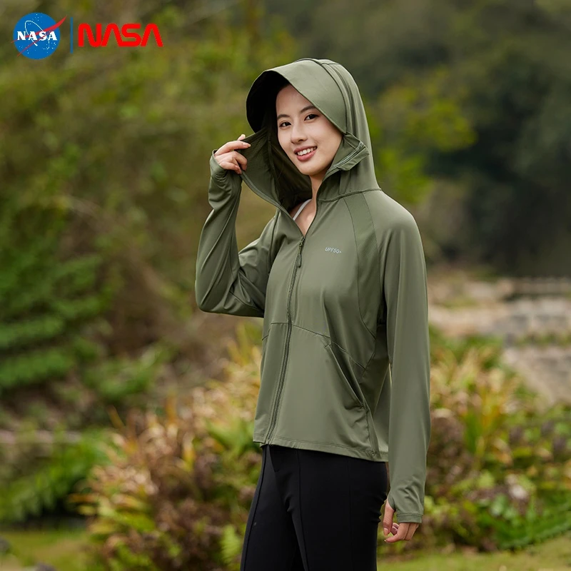 夏季新款轻薄UPF50加防晒外套女透气冰丝防紫外锦纶罩衫户外