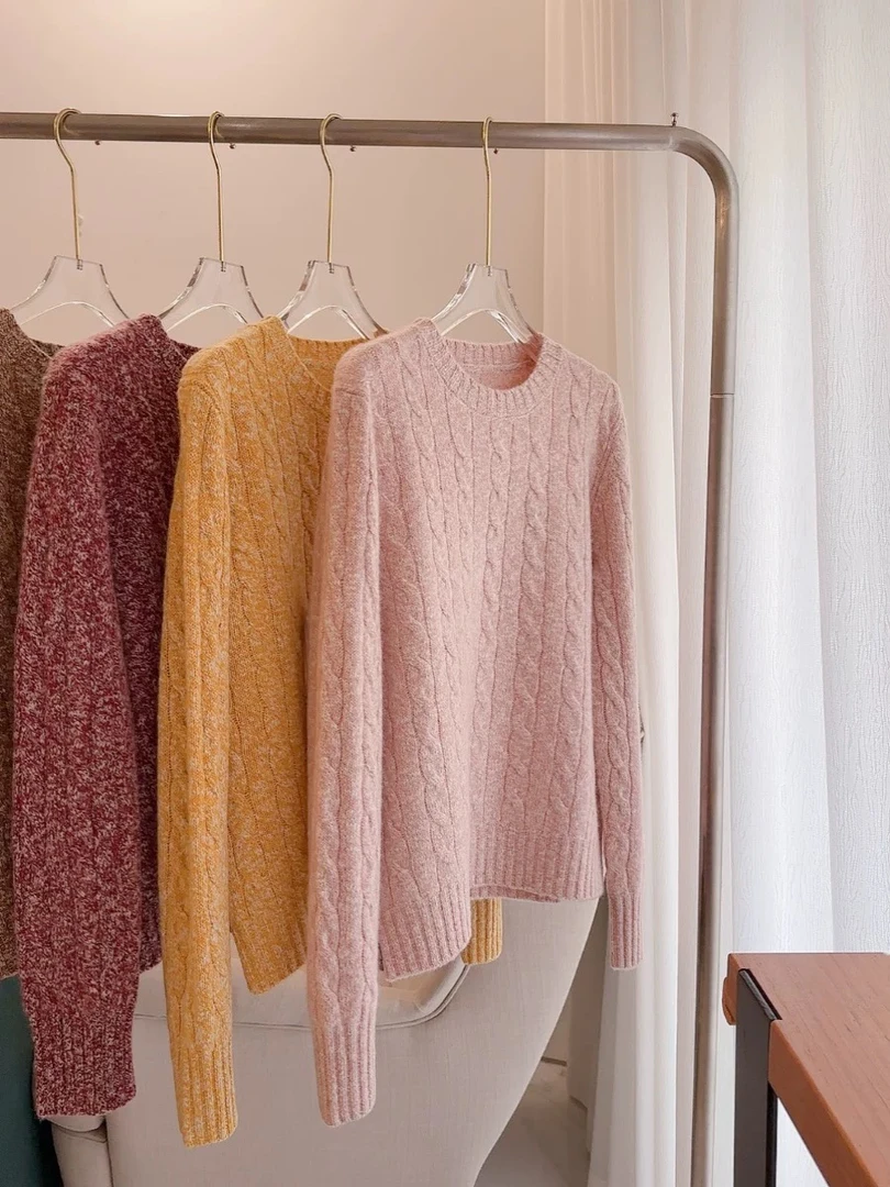 801-900秋冬新款百搭羊毛羊绒