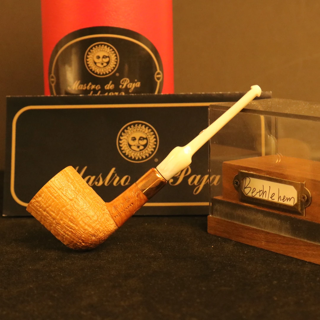 意大利马仕双太阳之神手工石楠木烟斗