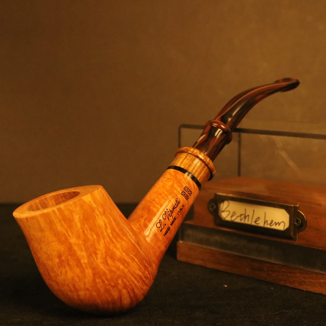 意大利Viprati四花手工石楠木树杈烟斗