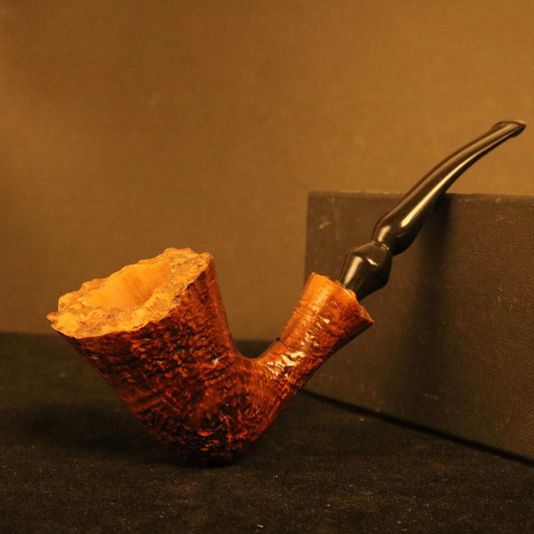 意大利沙分老斗石楠木总裁签字系列手工烟斗