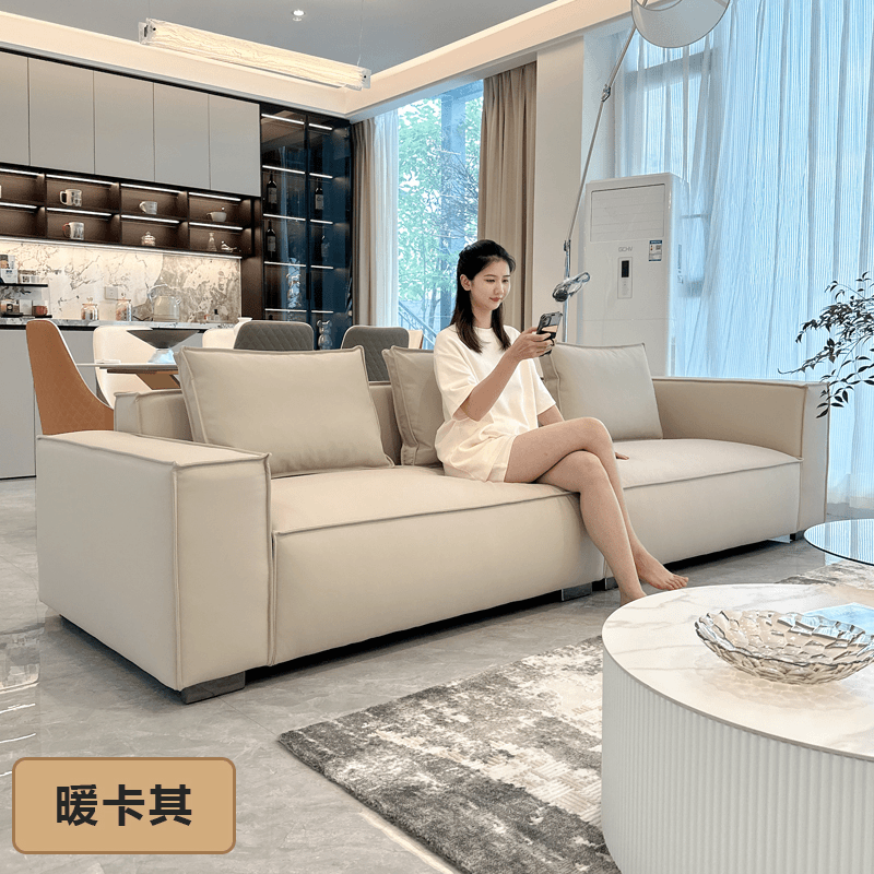 baxter豆腐块科技布艺沙发客厅沙发简约现代小户型奶油风网红沙发
