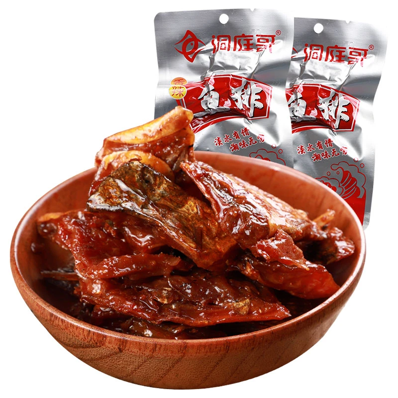 香辣鱼尾真空散装食品零食特产麻辣小吃鱼排辣鱼下酒菜即食品美味