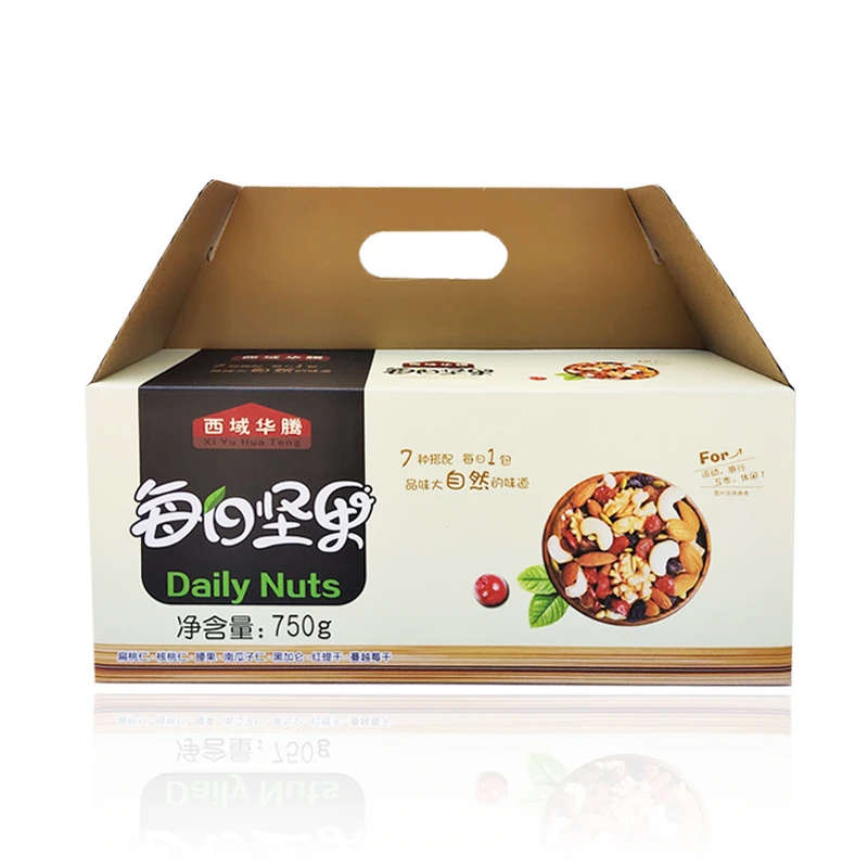 新疆西域华腾 每日坚果 750克/盒 独立小包 内含七种混合果仁果干
