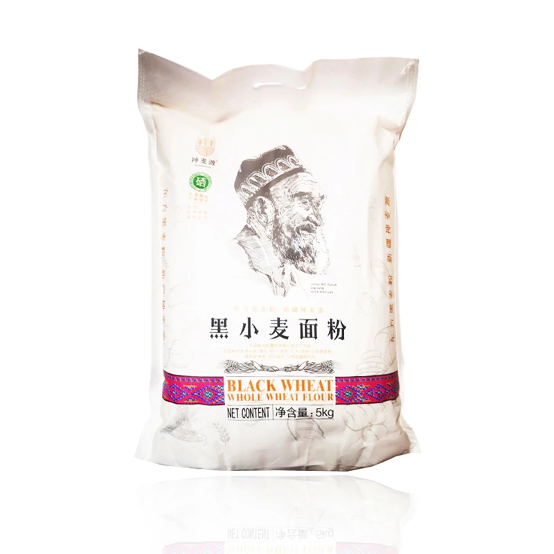 神麦源新疆黑小麦面粉黑麦粉 5kg/袋 北京发货可自提