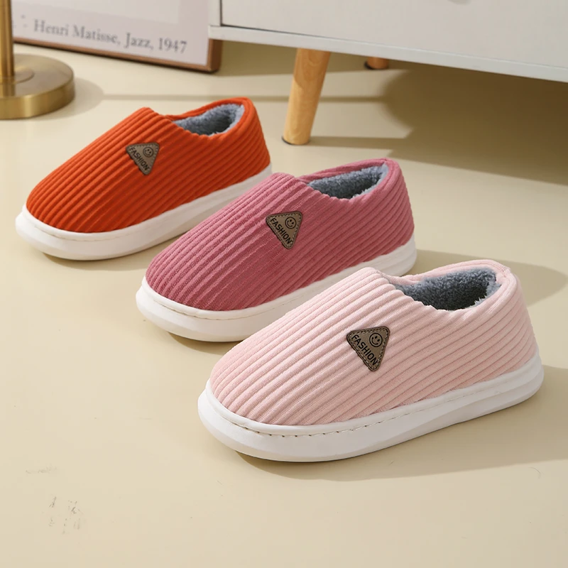秋冬季棉拖鞋情侣防滑包跟女士软底厚底居家男士棉鞋冬天加绒保暖