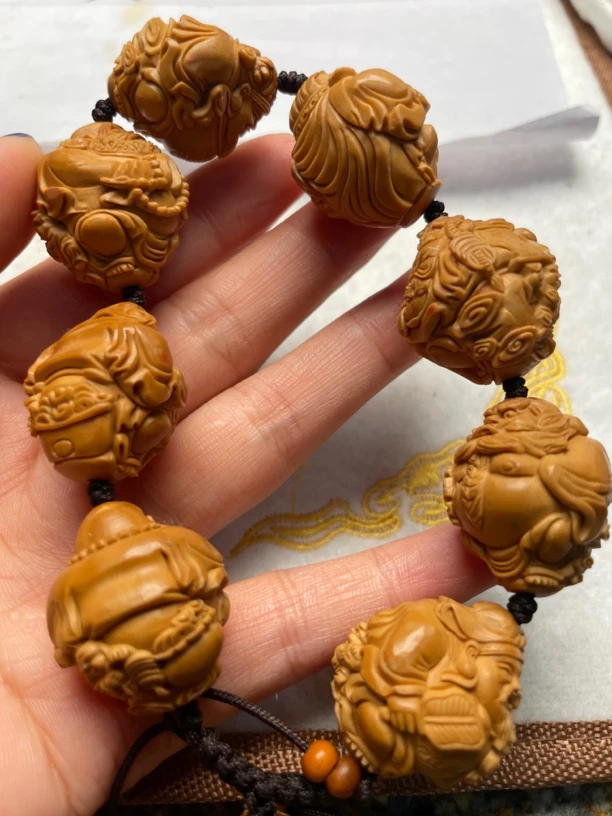 橄榄核雕手串手链女