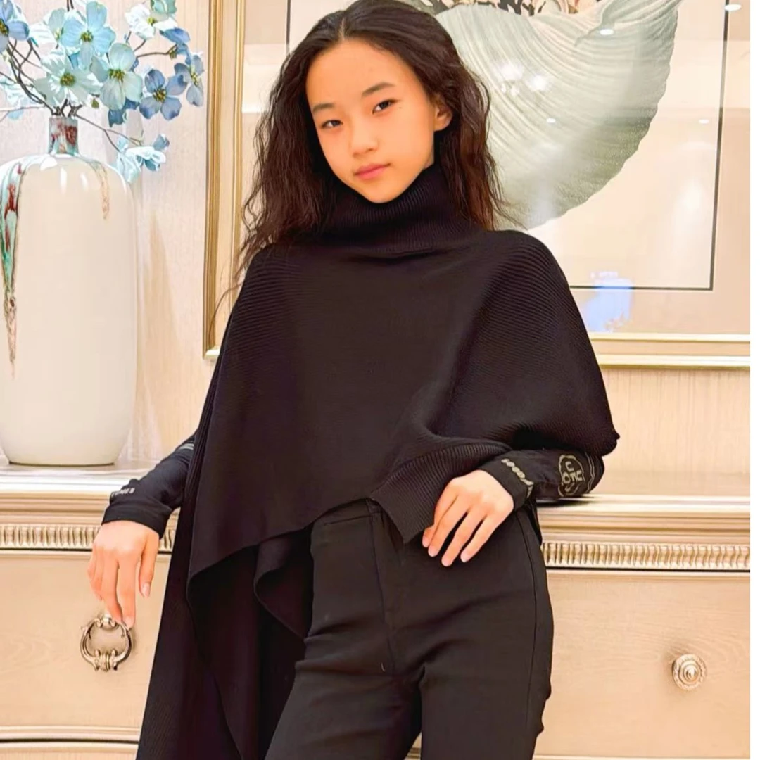 23年秋冬季新款针织毛衣披肩百搭款时尚款女