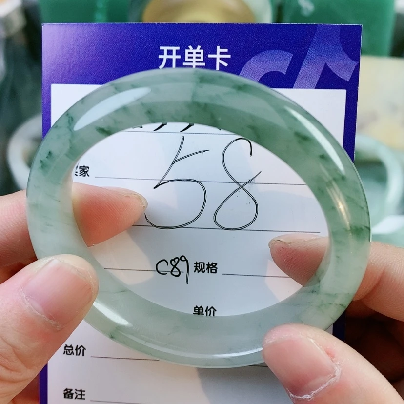 【闪购商品】石英质玉(金丝玉)手镯未镶嵌蕙****