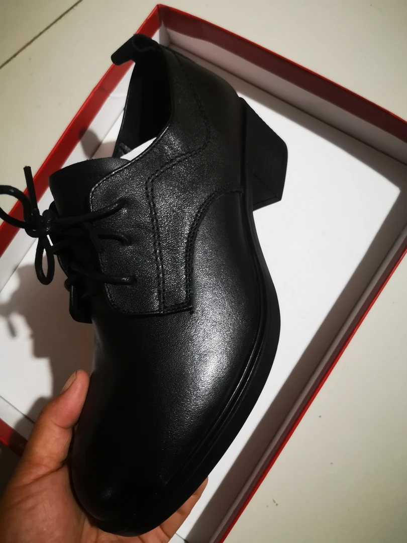 女式头层牛皮鞋工装