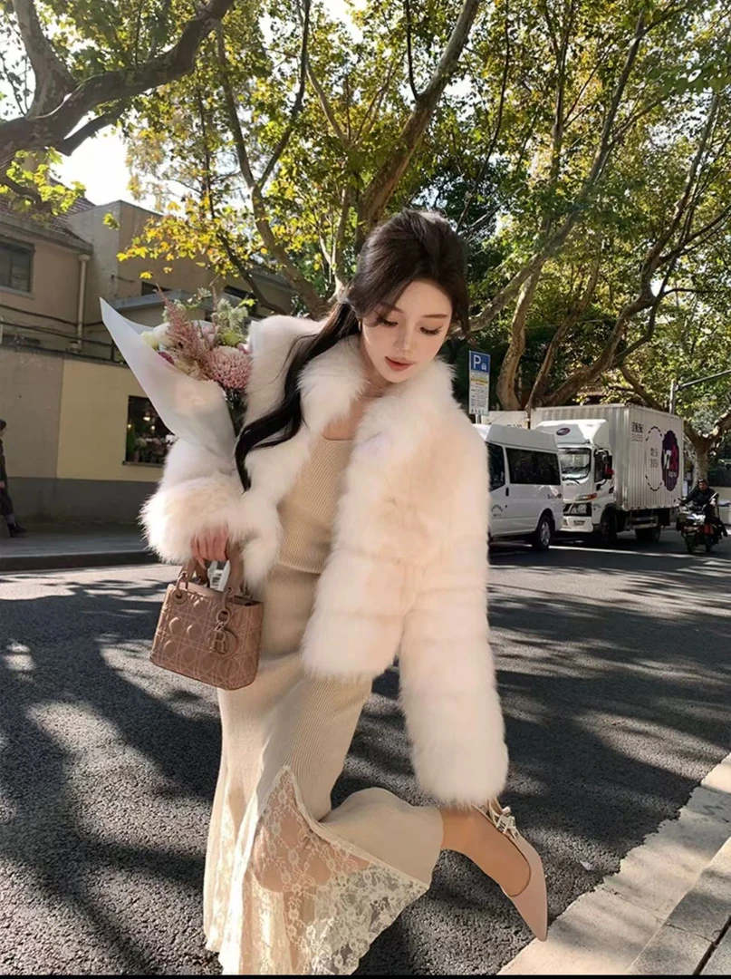 【麋鹿】“落日甜酒” 2.0短款时尚网红设计师款外套