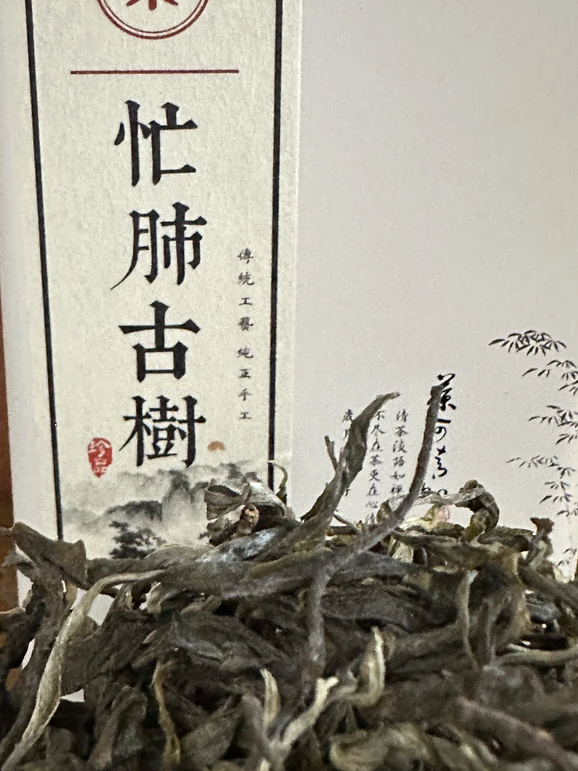 2024年头春忙肺古树纯料茶入口清甜生津回甘快气韵十足100克