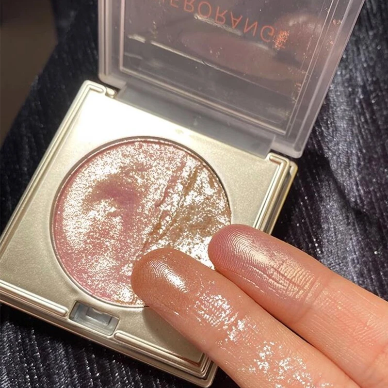 推荐湿漉漉修容粉饼珠光立体双色生姜高光脸部提亮修容水光高光盘