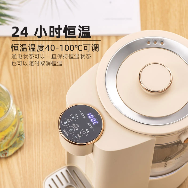 大容量电恒温热水壶多功能家用全自动智能保温一体台式速热调奶器