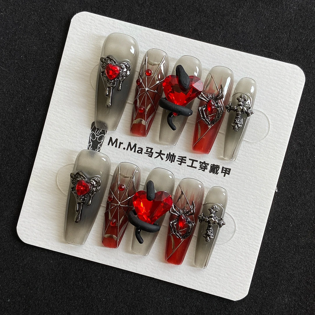 寂静岭丨黑红色暗黑系穿戴甲重工穿戴甲手工穿戴甲长款穿戴甲Mr.M