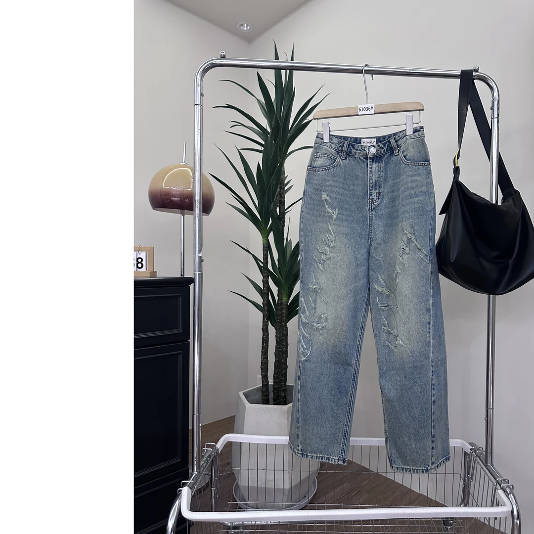 艺术破洞牛仔 61036#