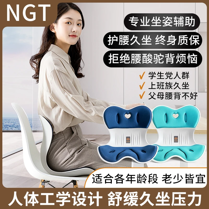 NGT style官方旗舰店护腰坐垫人体工学坐姿椅腰靠座椅靠背神器