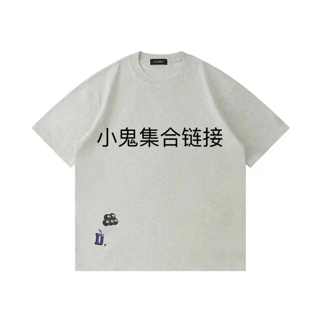 【GLK7】3号 纯棉美式情侣夏季圆领宽松重磅百搭T恤