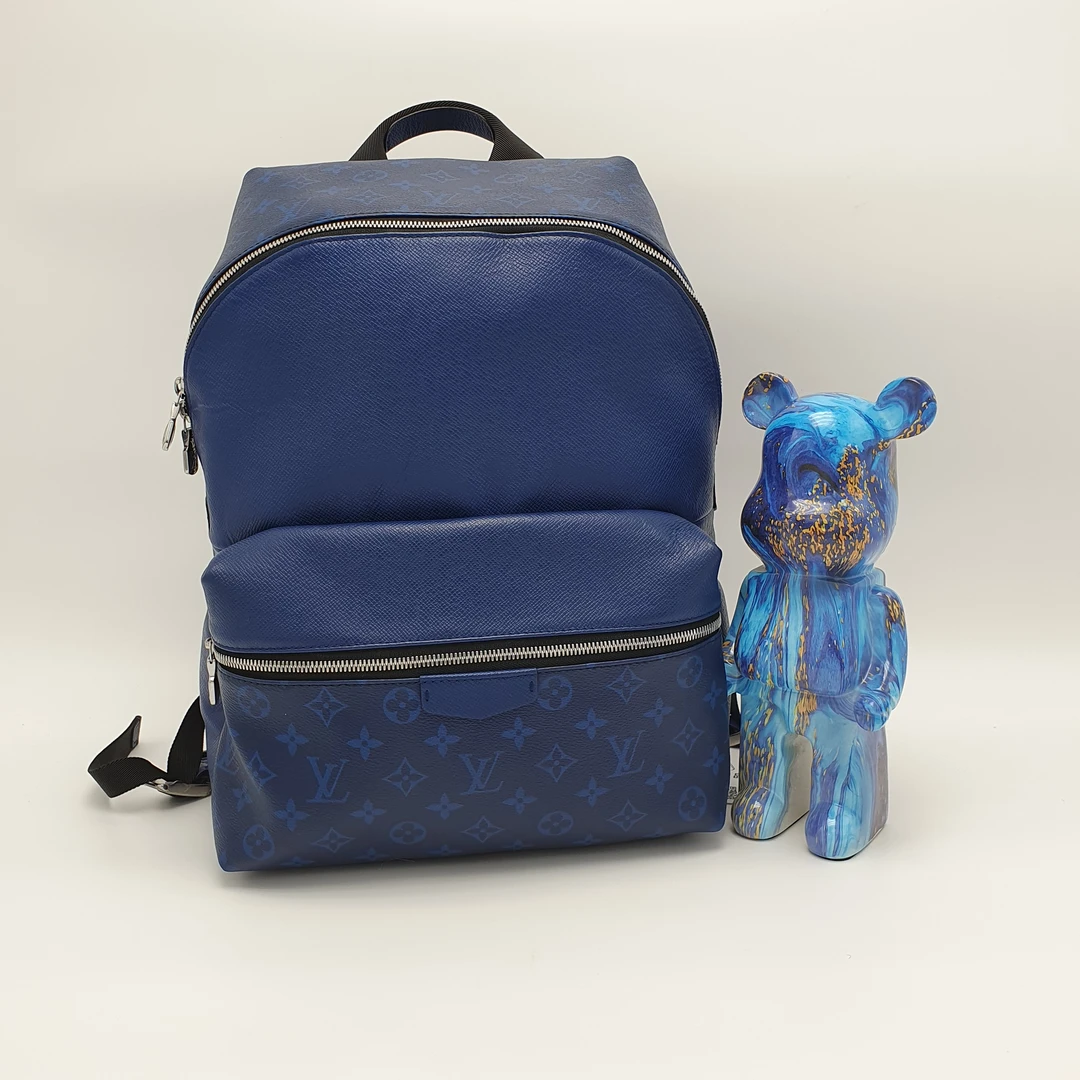 95新 LouisVuitton/路易威登 LV深蓝老花双肩包/DH10984双肩背