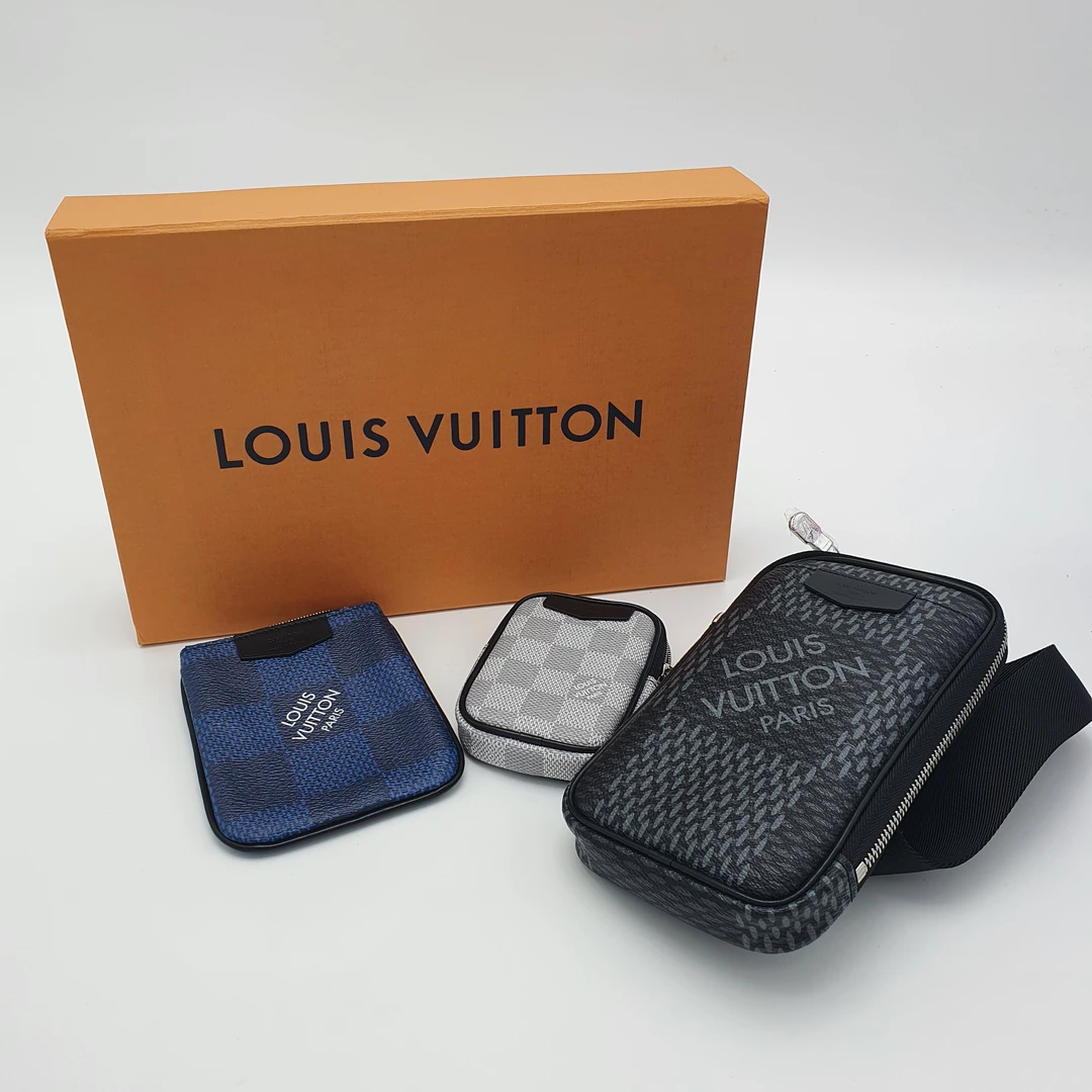 99新 LouisVuitton/路易威登 LV拼色三和一斜挎包/DH11046