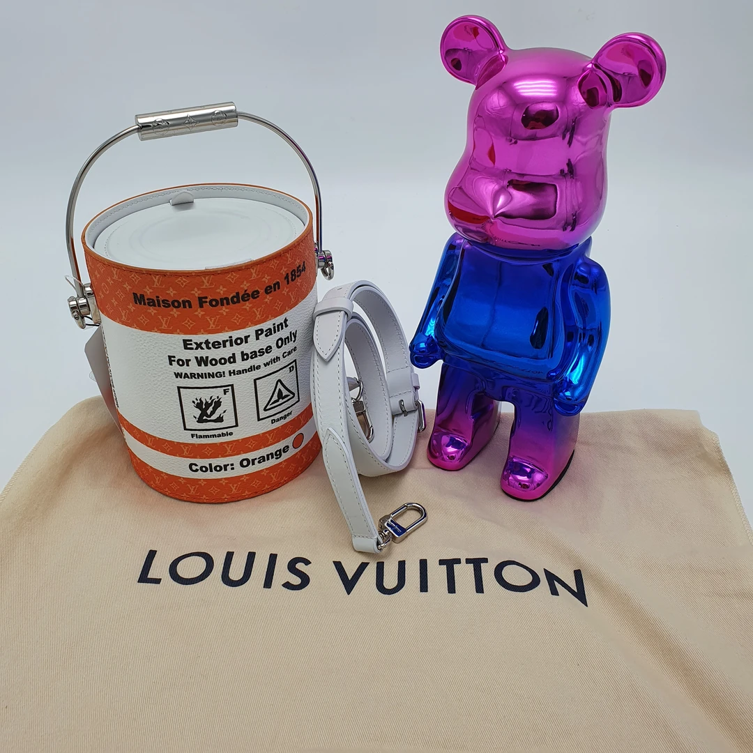 99新 LouisVuitton/路易威登 LV橙色油漆桶包/DH10976拼色 时尚