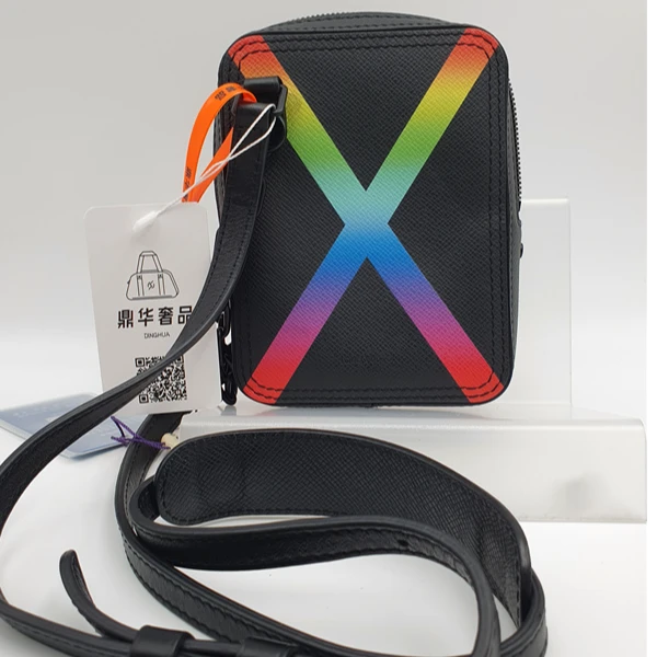 95新 LouisVuitton/路易威登 LV彩虹X手机包/DH10011时尚休闲斜跨