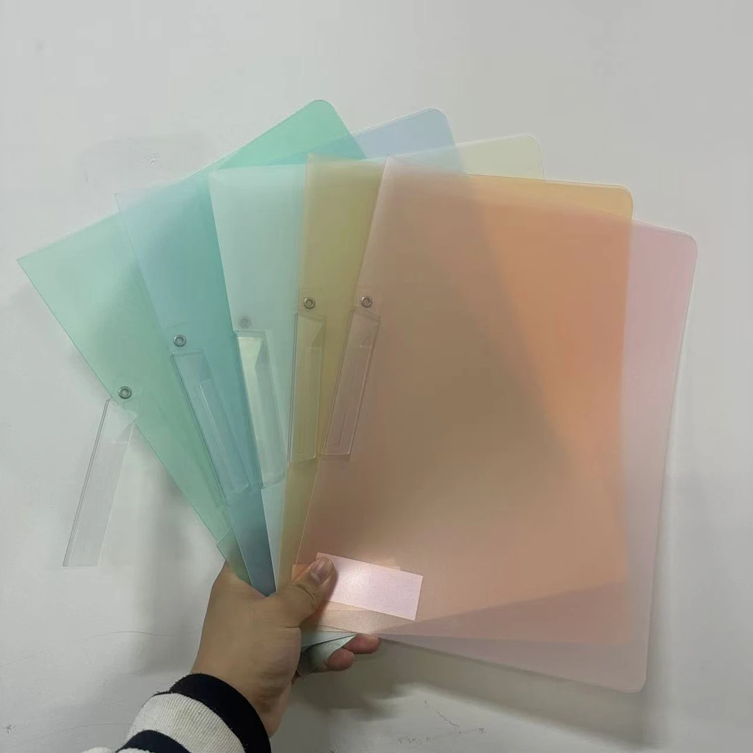 【直播797】得力PP677旋转抽杆夹 文件夹