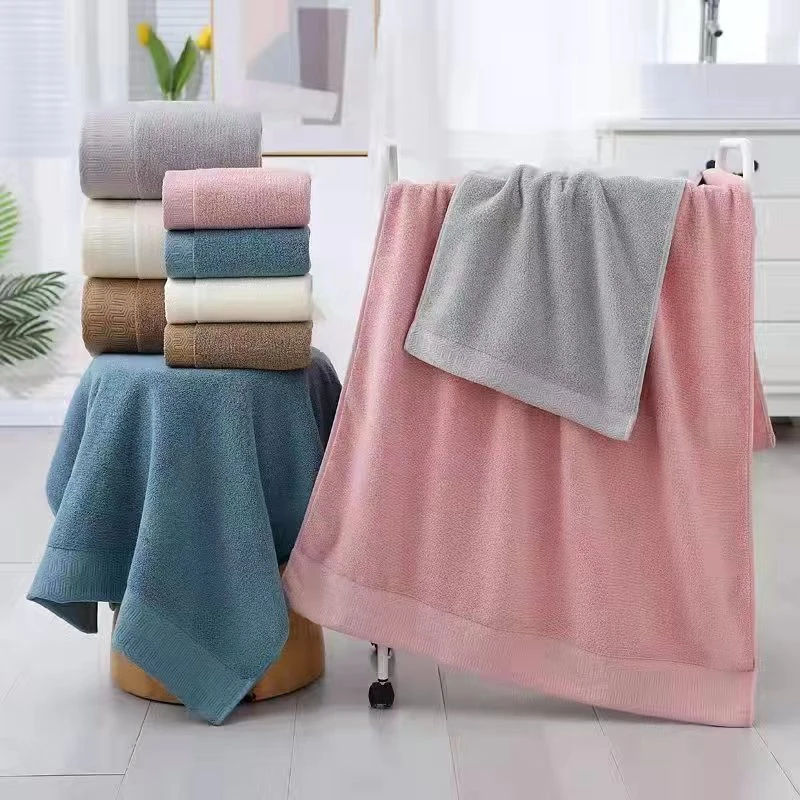 正品纯棉浴巾1条装多功能柔软家用吸水加厚亲肤简约四季通用