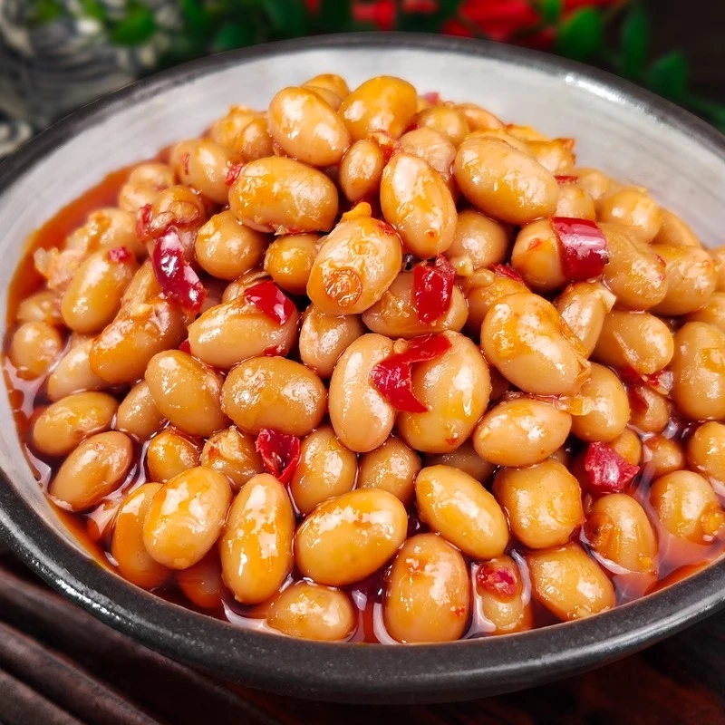 新疆包邮下饭菜香辣腊八豆瓶装农家拌饭酱开味豆鼓黄豆酱咸菜湖南