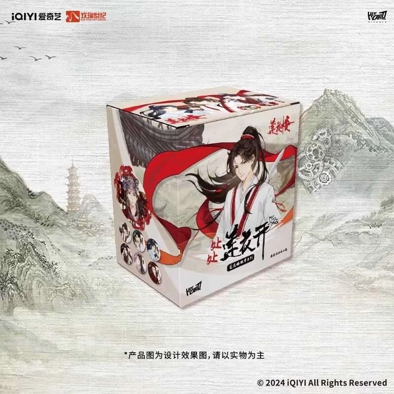 【拆包】Hitcard莲花楼处处莲花开徽章系列古风吧唧盲盒周边