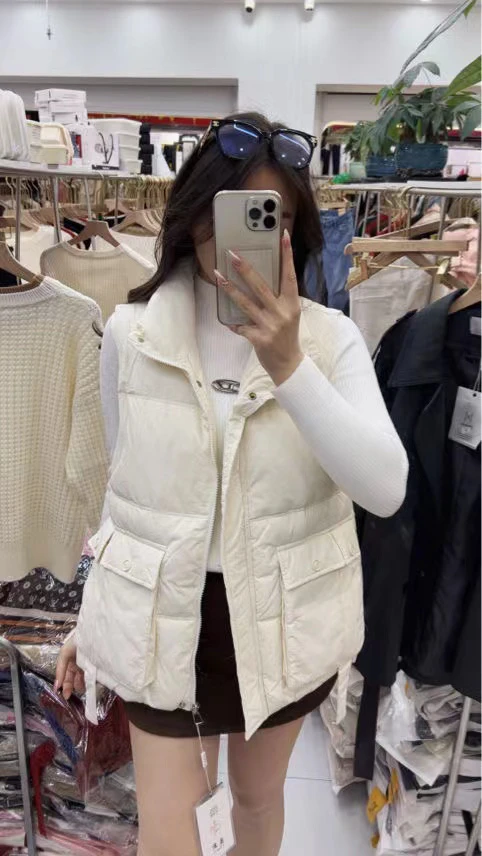 冬季新款百搭立领马甲23166