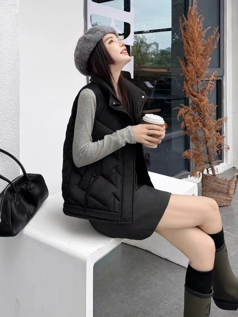 冬季新款时尚百搭立领马甲9905