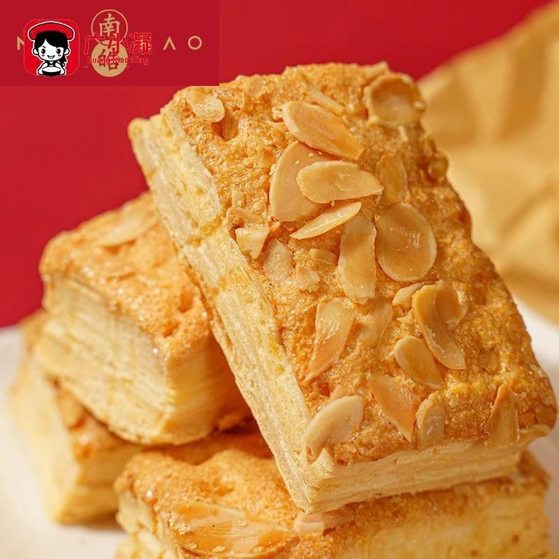 南区老大房上海特产扁桃仁千层酥糕点早餐下午茶点饼干零食500
