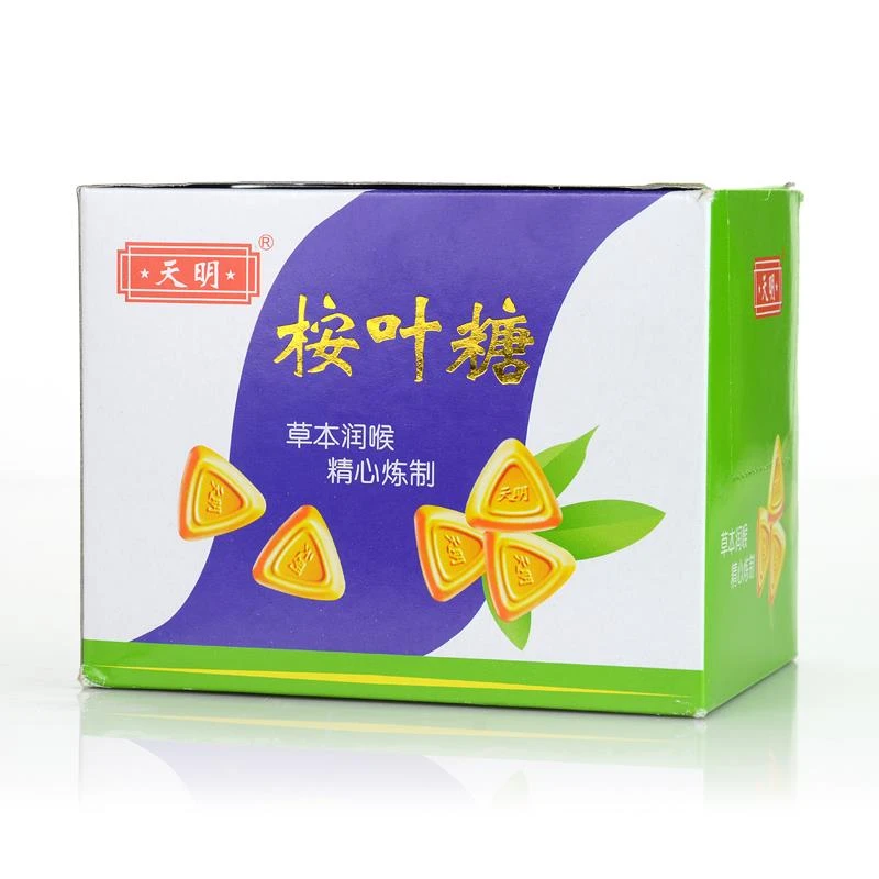 上海特产天明桉叶糖草本清凉糖精心炼制22克16支怀旧零食糖果
