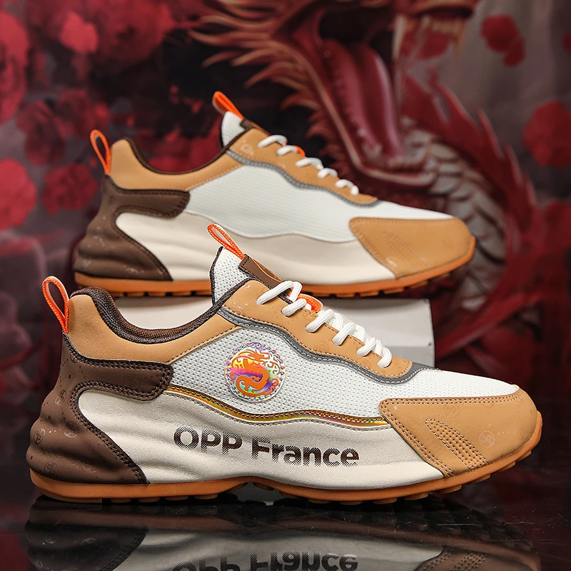 春季新款高档时尚内增高跑步老爹鞋情侣防臭复古包底鞋子休闲百搭