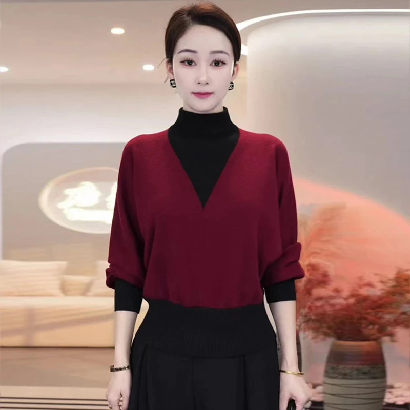 百搭秋冬新款德绒打底衫遮肉显瘦减龄洋气气质时尚休闲女装妈妈装