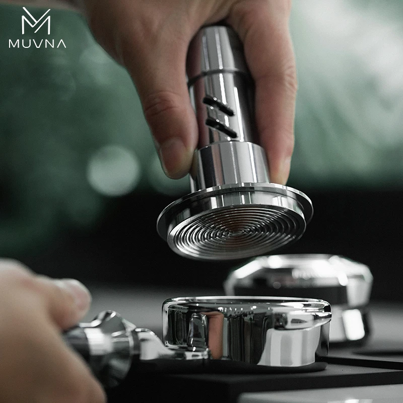 MUVNA慕威纳 意式咖啡布粉器可调节恒压铿锵追击压粉器58mm布粉器