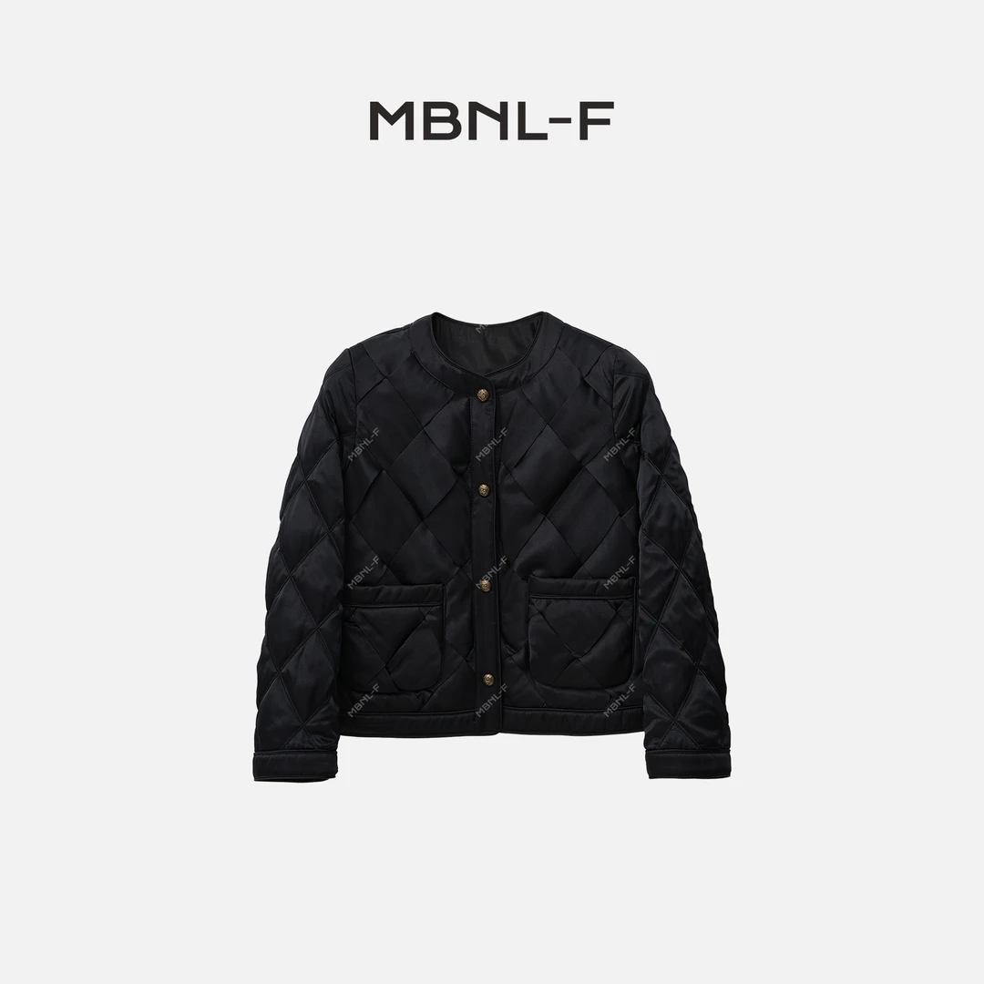MBNL-F“编织真丝缎” 2024F/W新品 方砖质感鹅绒服 秦磊XM-YR30800