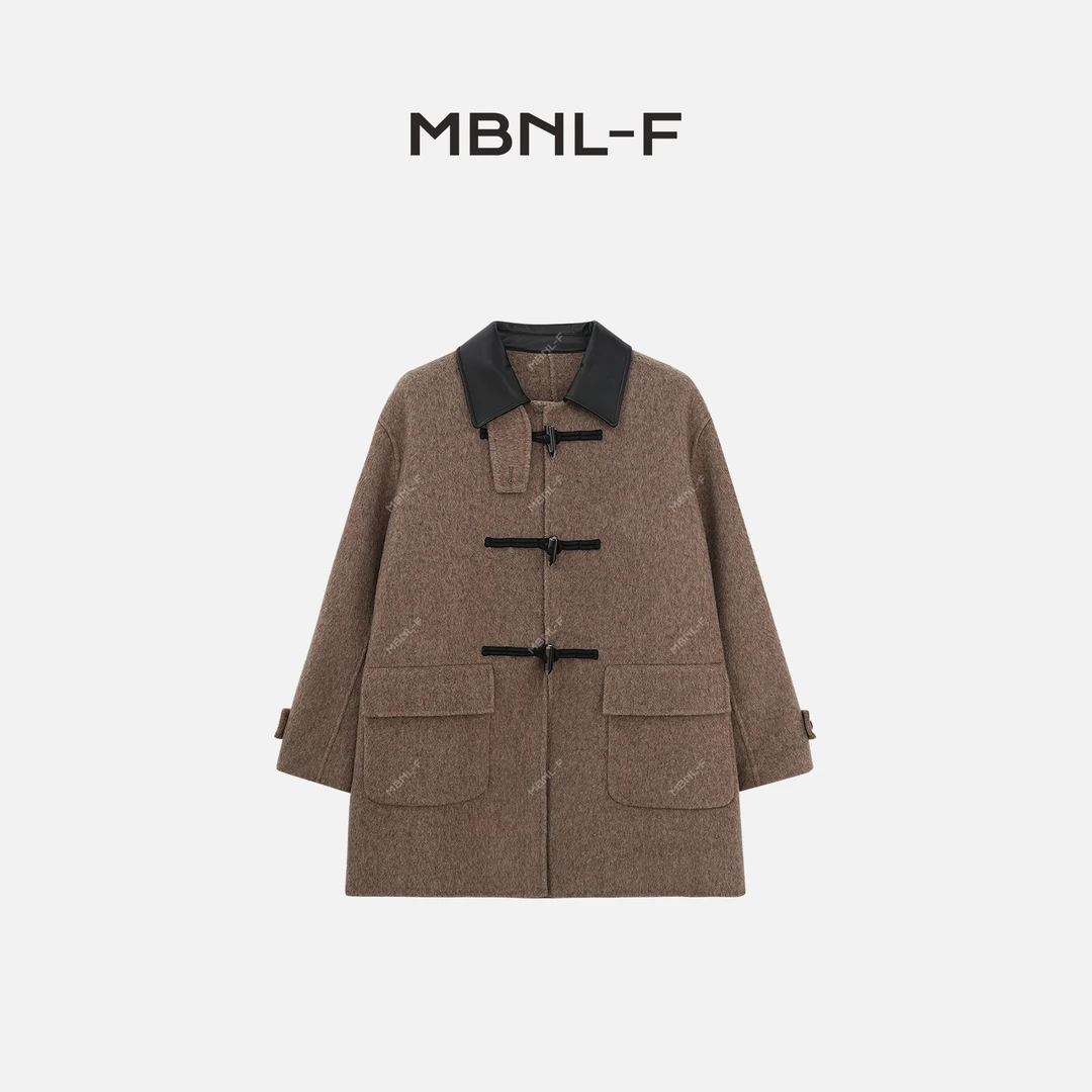 MBNL-F“老钱牛角扣” 2024F/W新品  极简经典大衣 秦磊XM-DY7992