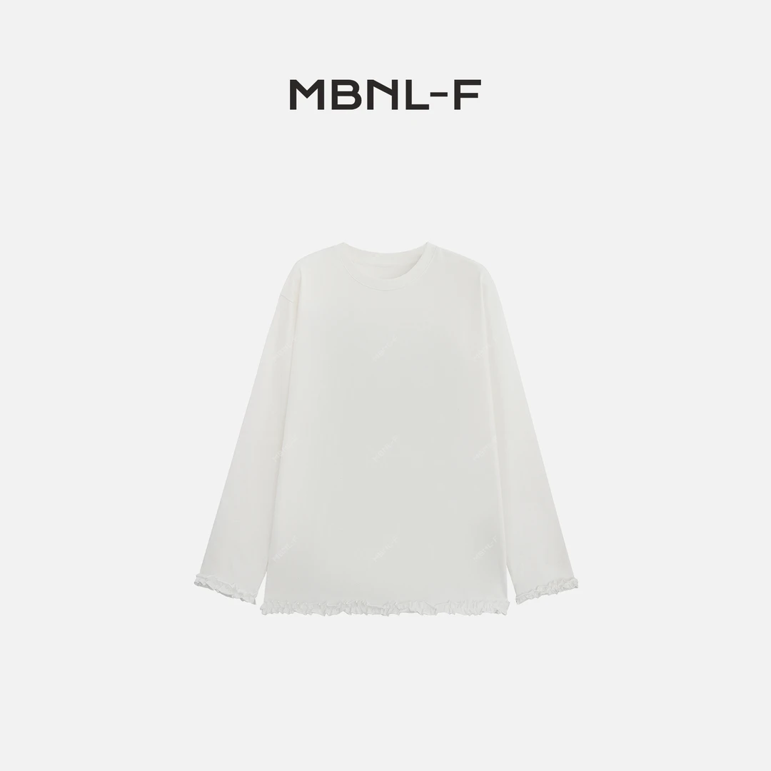 MBNL-F“花边T” 2024F/W新品 设计感圆领长袖T恤 秦磊XM-SY36520