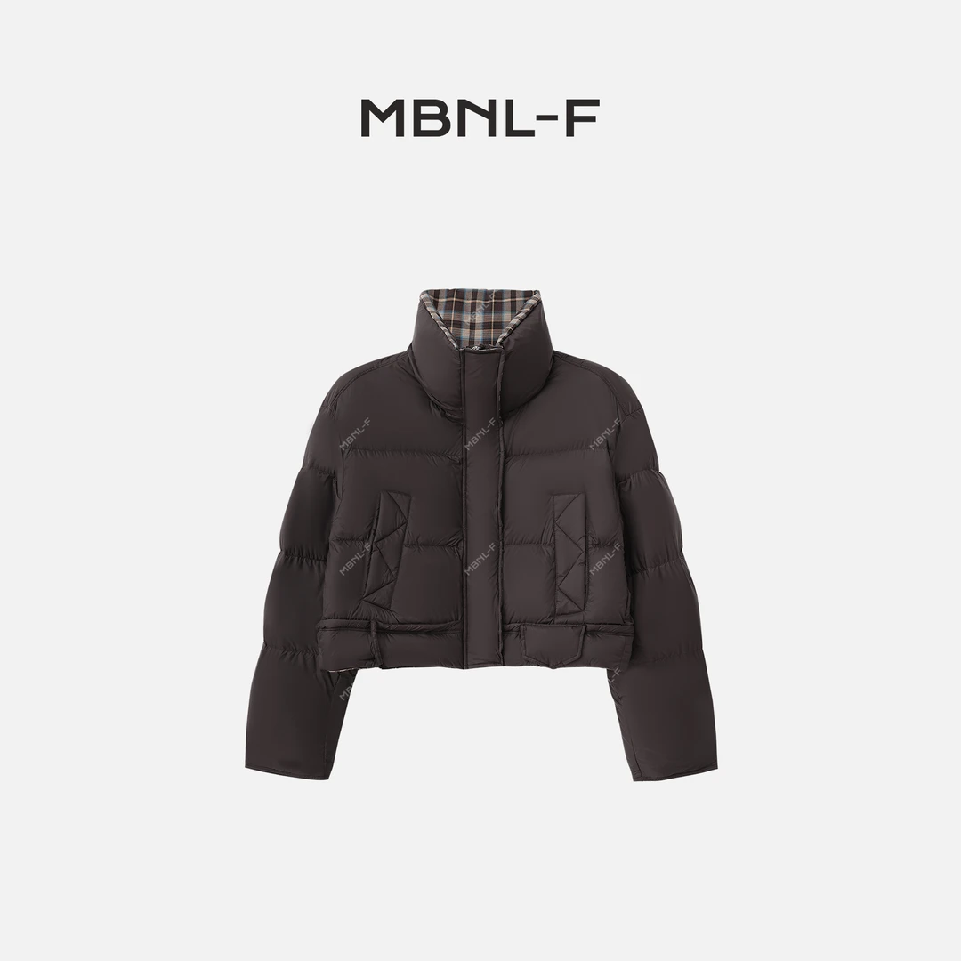 MBNL-F“内格面包服” 2024F/W新品 极简格纹羽绒服 秦磊XM-YR815