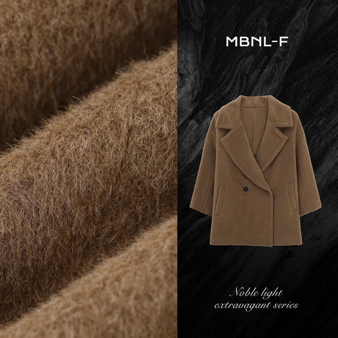 MBNL-F“双扣西装” 2024F/W新品 高级感老钱大衣 秦磊XM-WT0145