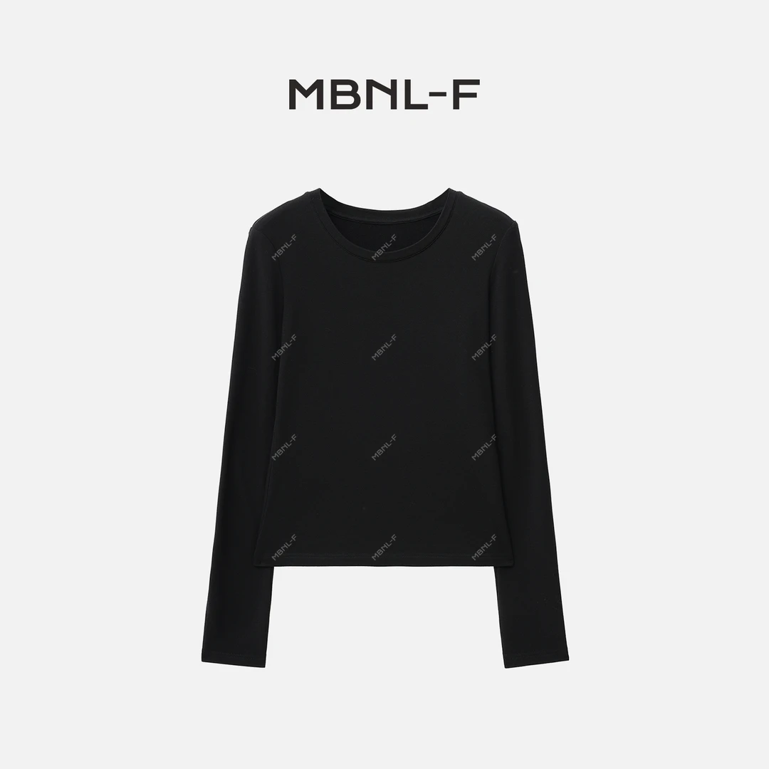 MBNL-F“腰线T” 2024F/W新品 纯色百搭圆领长袖T 秦磊XM-SY86680