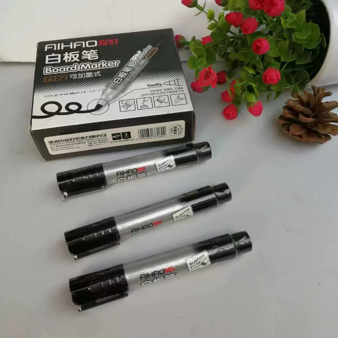 爱好可加墨白板笔7182