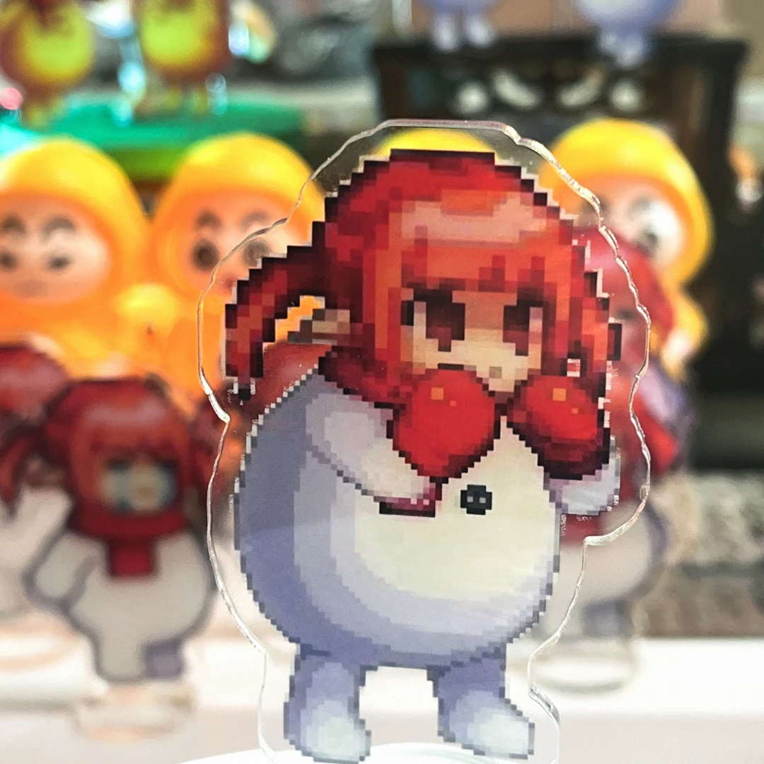 魔界人雪人像素车载情侣送男生送女生游戏手办周边动漫摆件