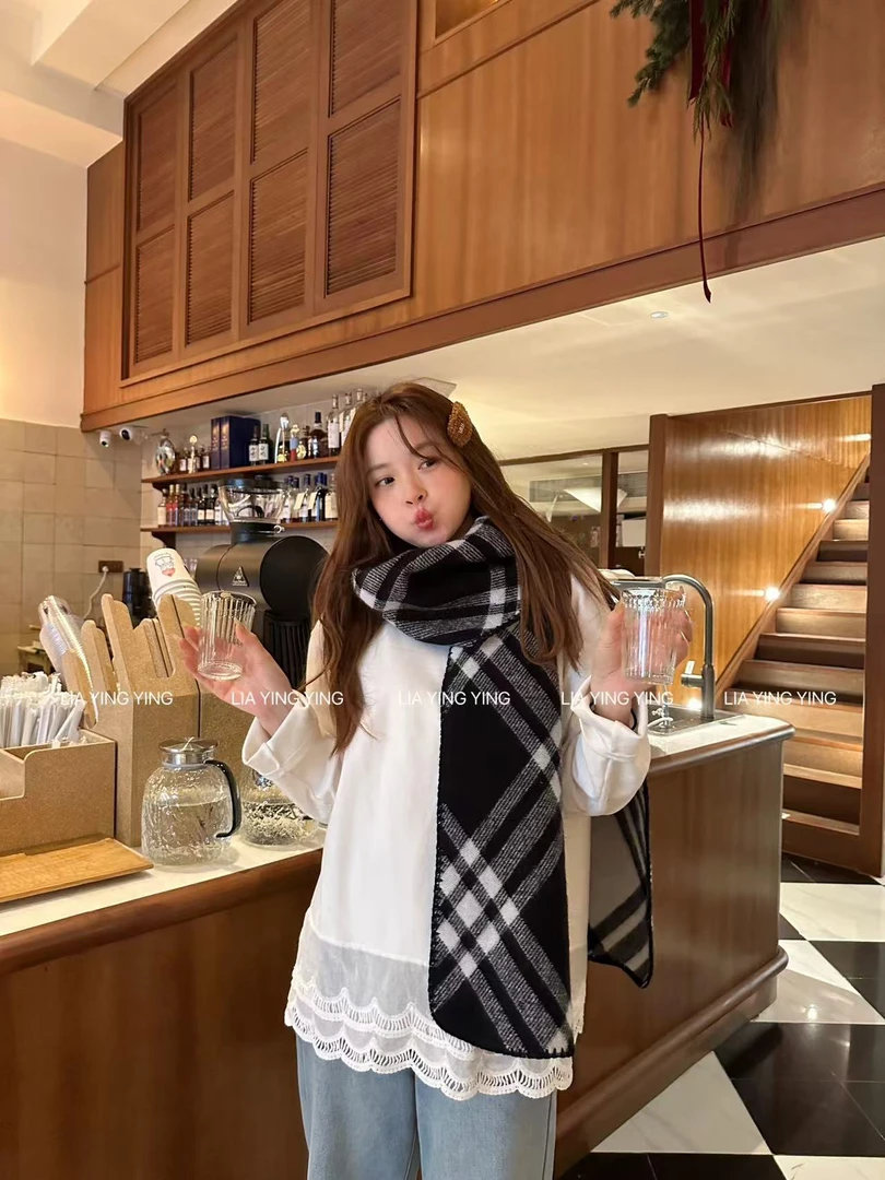 【屁帘打底衫】。秋冬叠穿～救命太好了了！加绒T恤～宽松盖PP～高级蕾丝