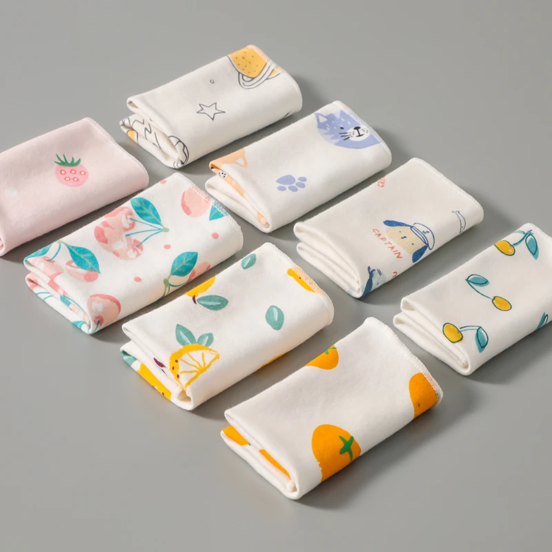 婴儿口水巾纯棉喂奶手帕新生儿宝宝用品超柔软洗脸毛巾初生小方巾